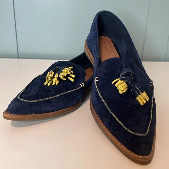 Sperry Navy Suede Top-Sider Women's Saybrook. Size 7 1/2. - Picture 7 of 11